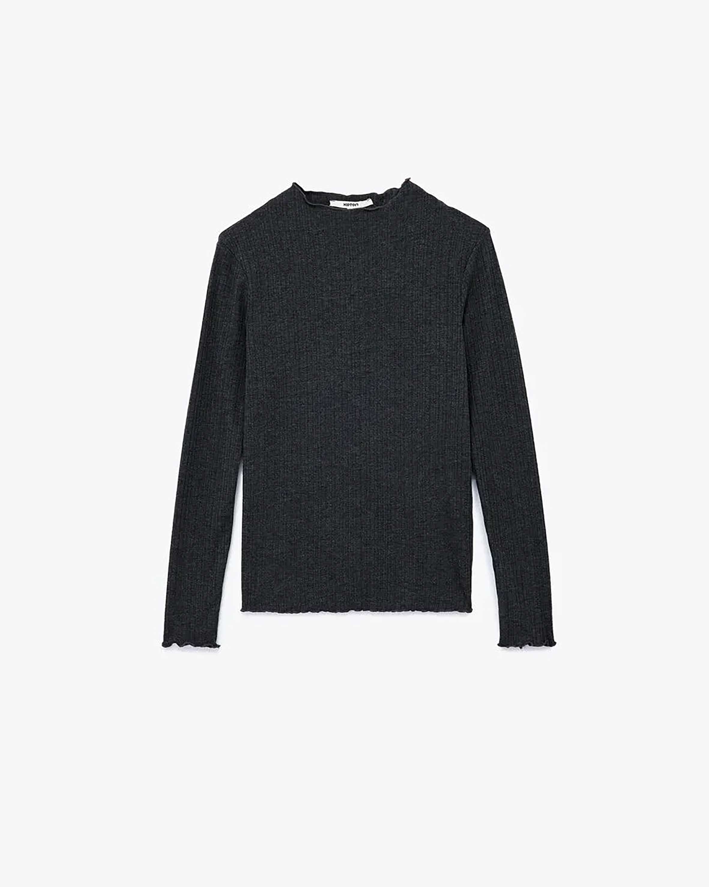 تی شرت آستین بلند  زنانه کوتون Koton کد 6WAK50059EK