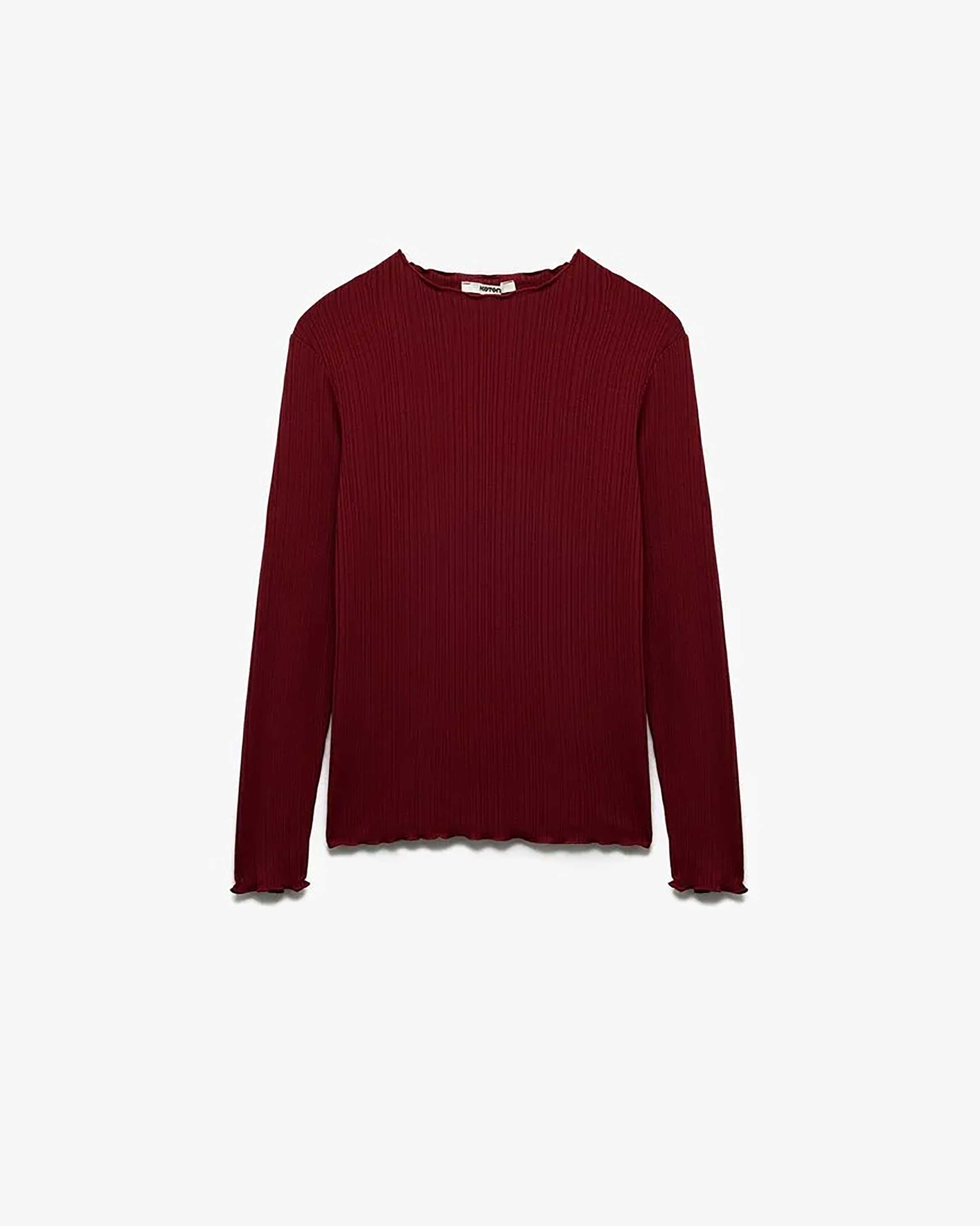 تی شرت آستین بلند  زنانه کوتون Koton کد 6WAK50059EK