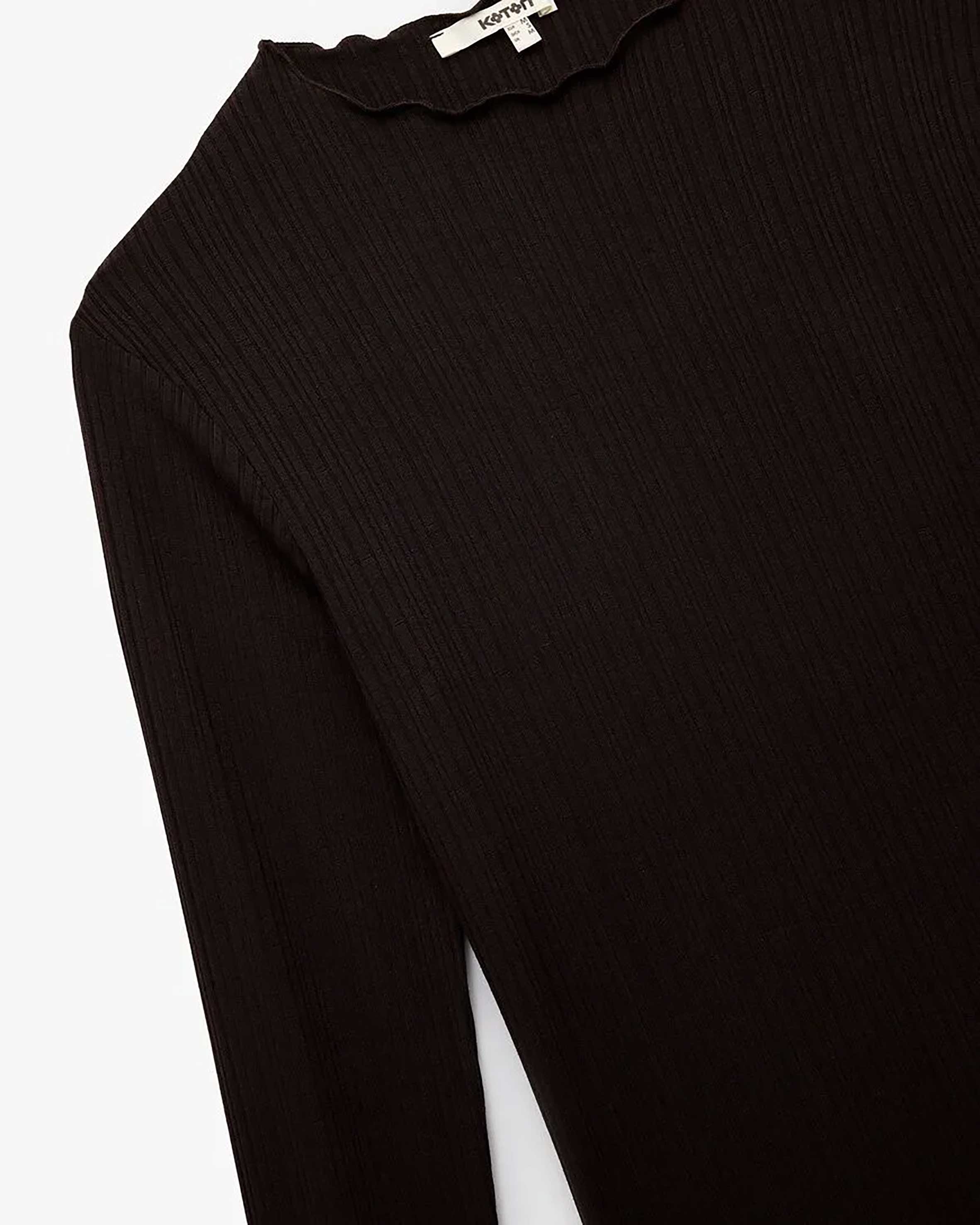 تی شرت آستین بلند  زنانه کوتون Koton کد 6WAK50059EK