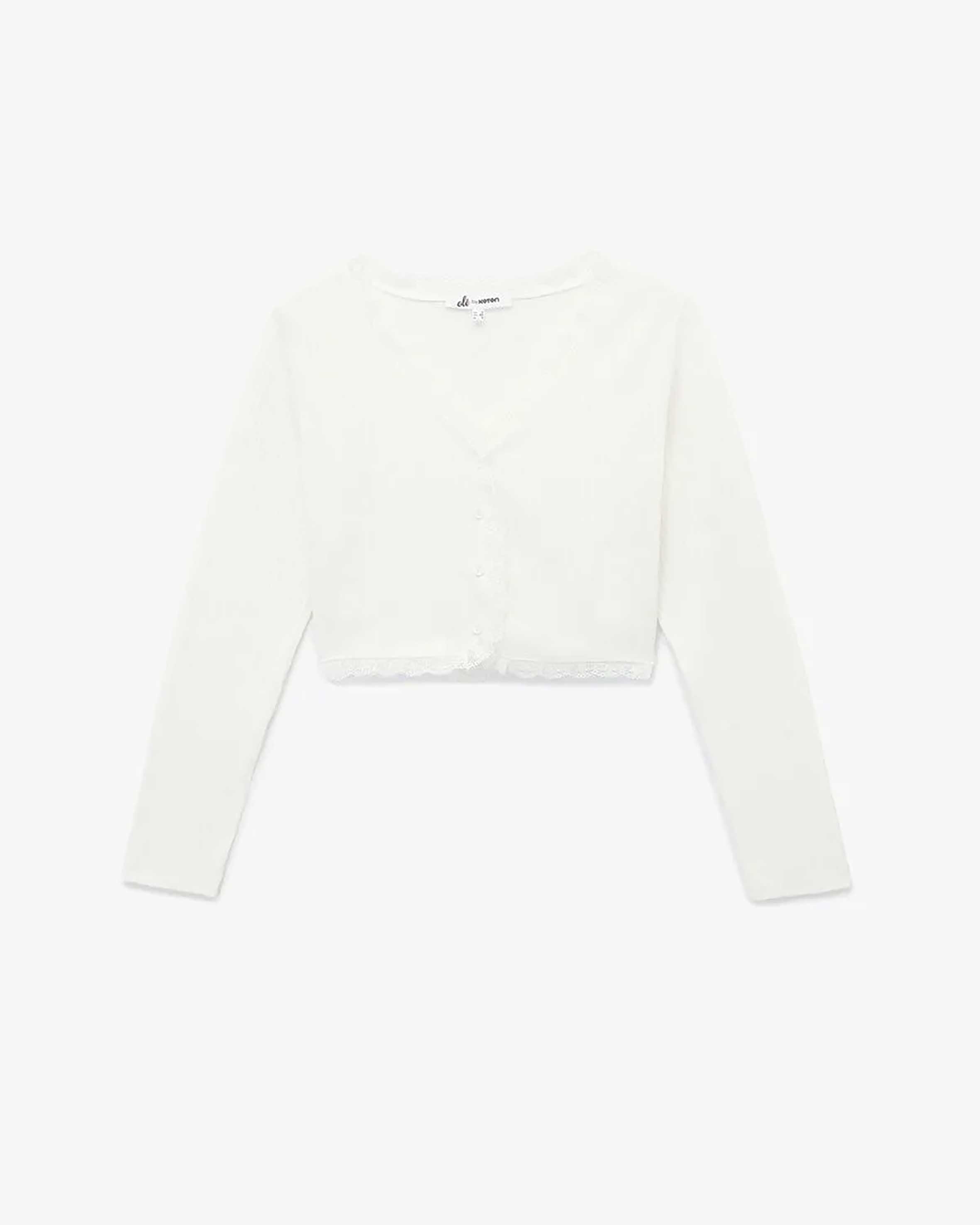 کراپ تی شرت آستین بلند  زنانه کوتون Koton کد 6WAL10109IK