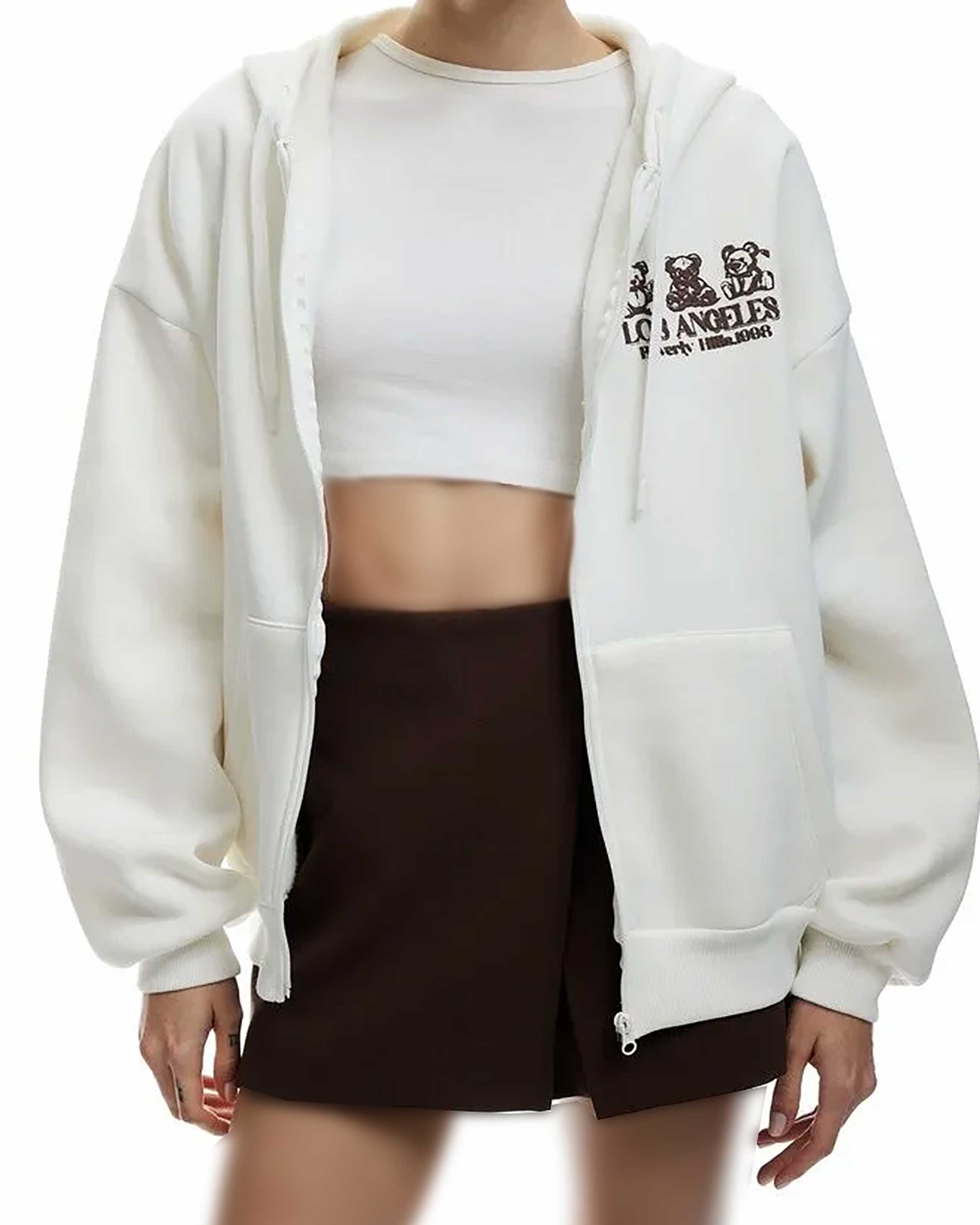 سوییشرت طرح دار زنانه کوتون Koton کد 6WAL10141IK