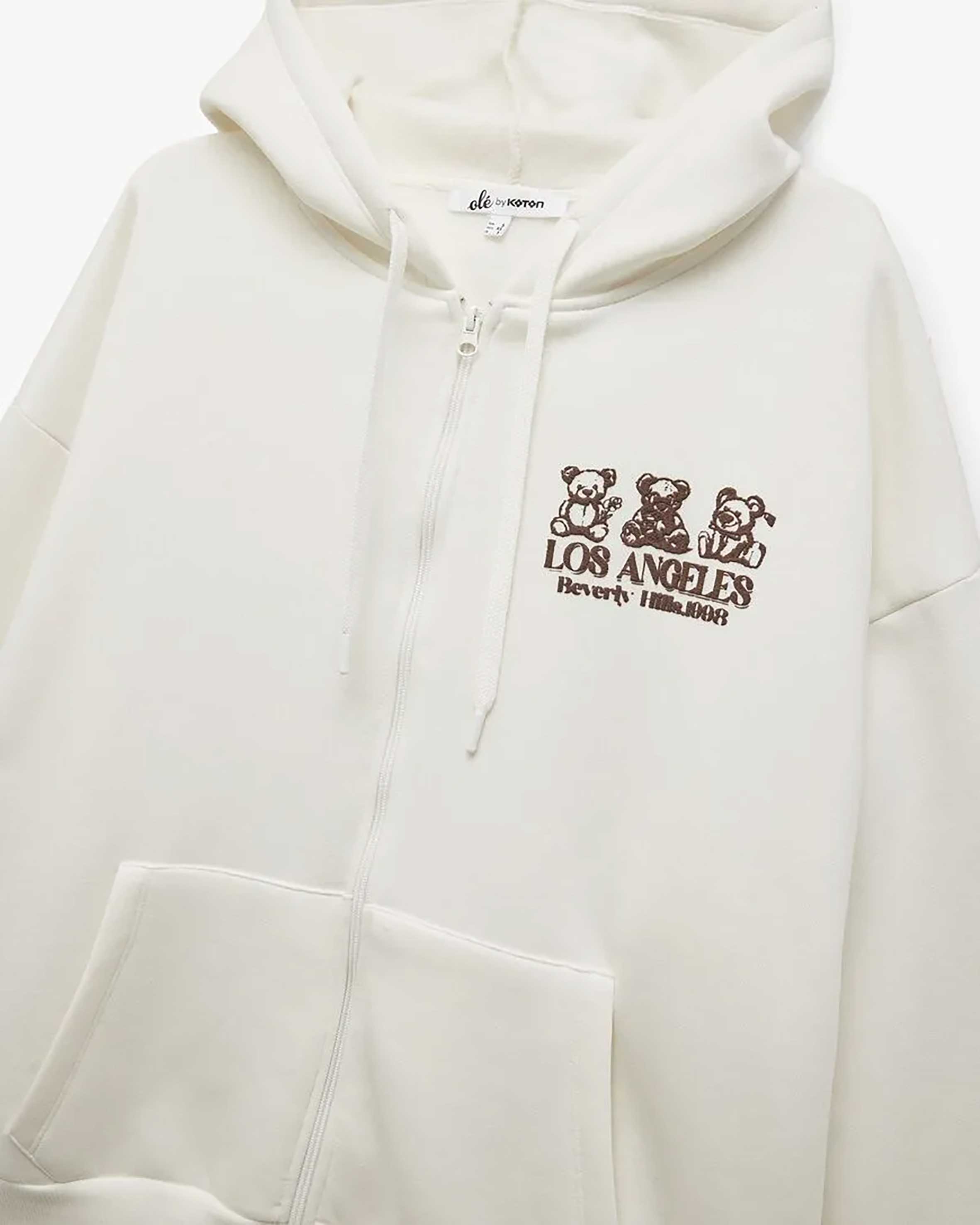 سوییشرت طرح دار زنانه کوتون Koton کد 6WAL10141IK