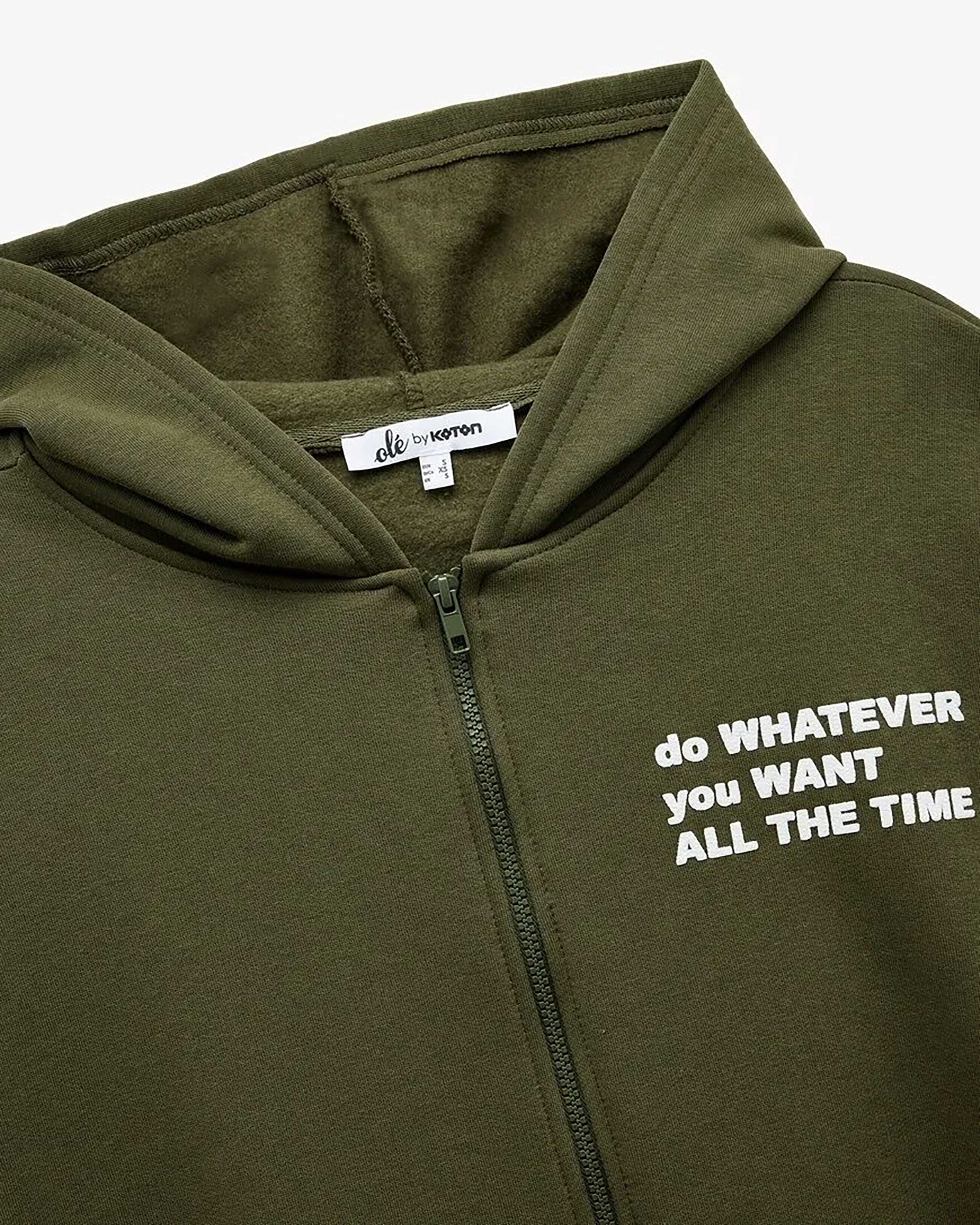 سوییشرت طرح دار زنانه کوتون Koton کد 6WAL10142IK