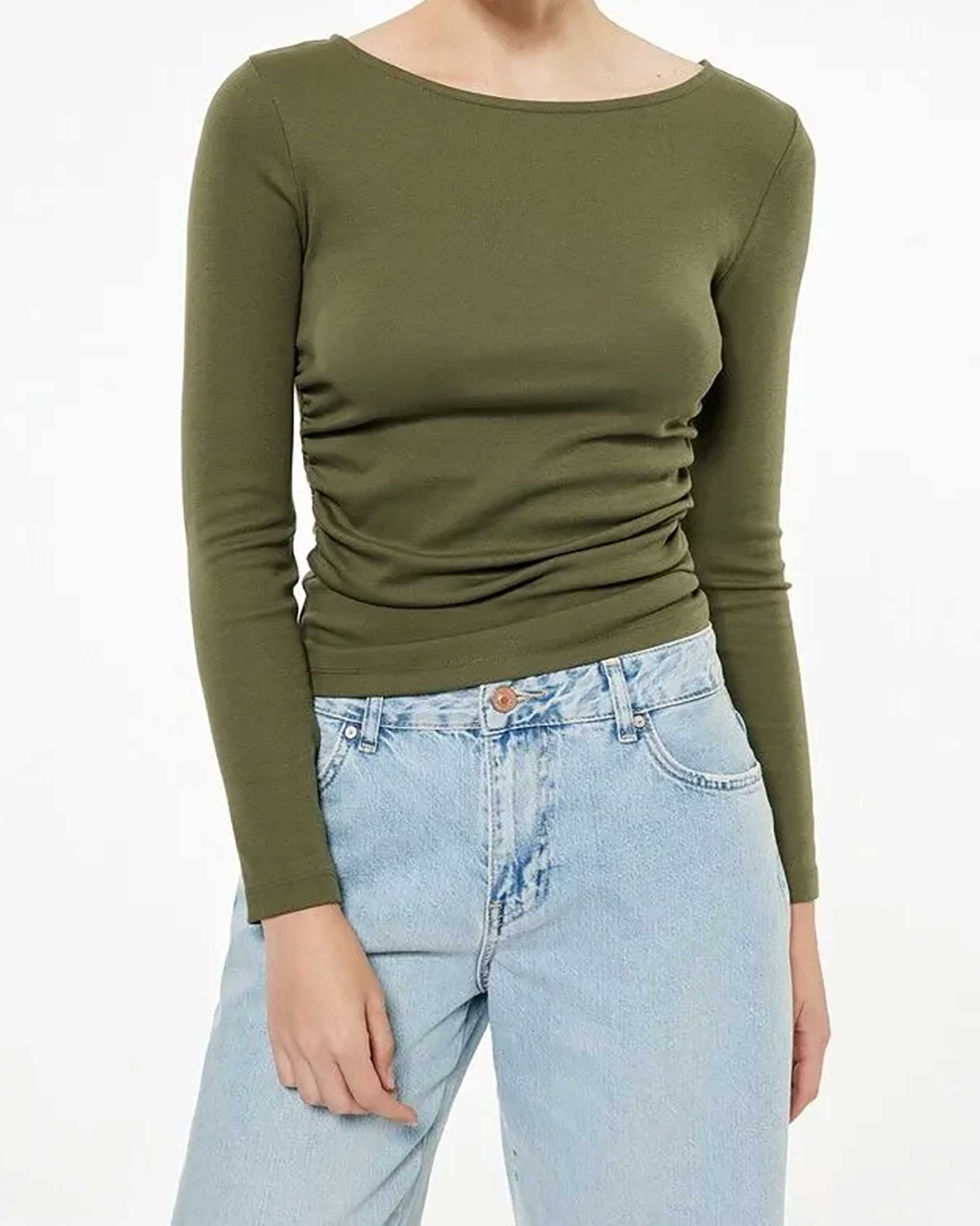 تی شرت آستین بلند  زنانه کوتون Koton کد 6WAL10195IK