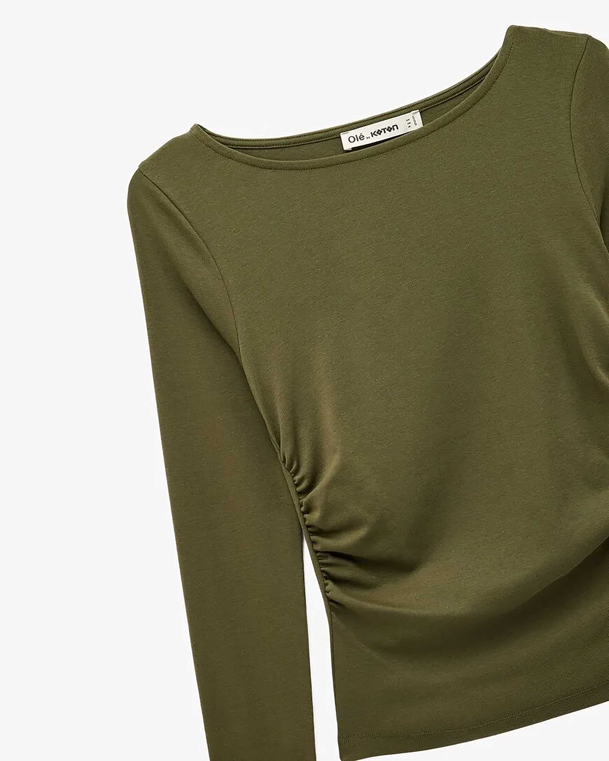 تی شرت آستین بلند  زنانه کوتون Koton کد 6WAL10195IK