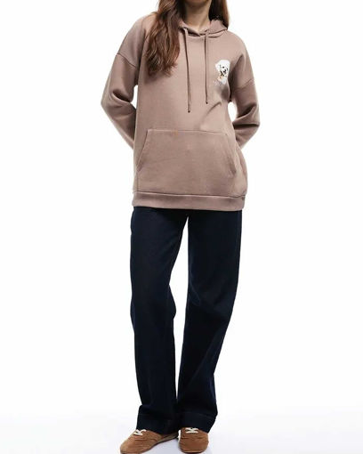 هودی طرح دار زنانه کوتون Koton کد 6WAL10237IK