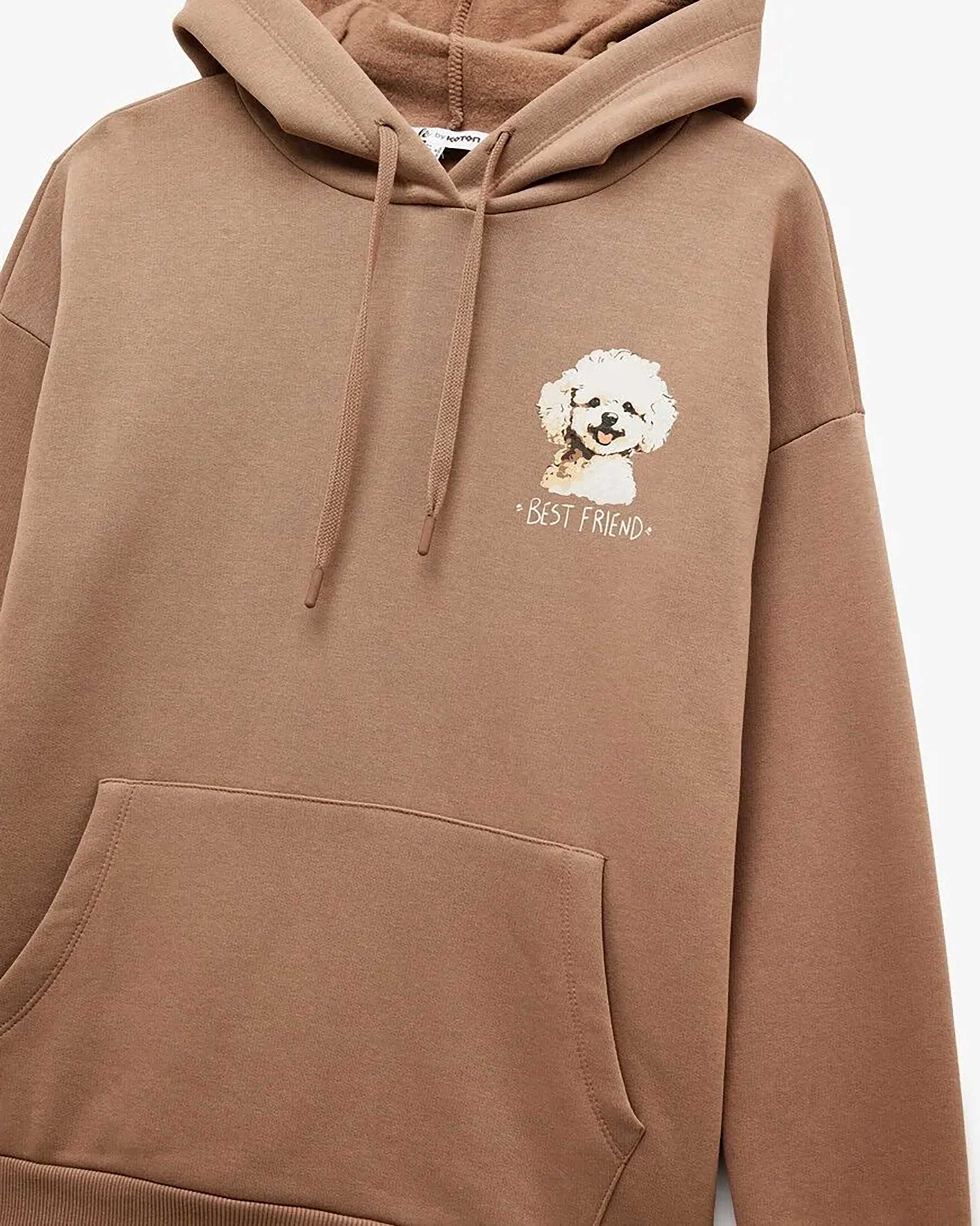 هودی طرح دار زنانه کوتون Koton کد 6WAL10237IK