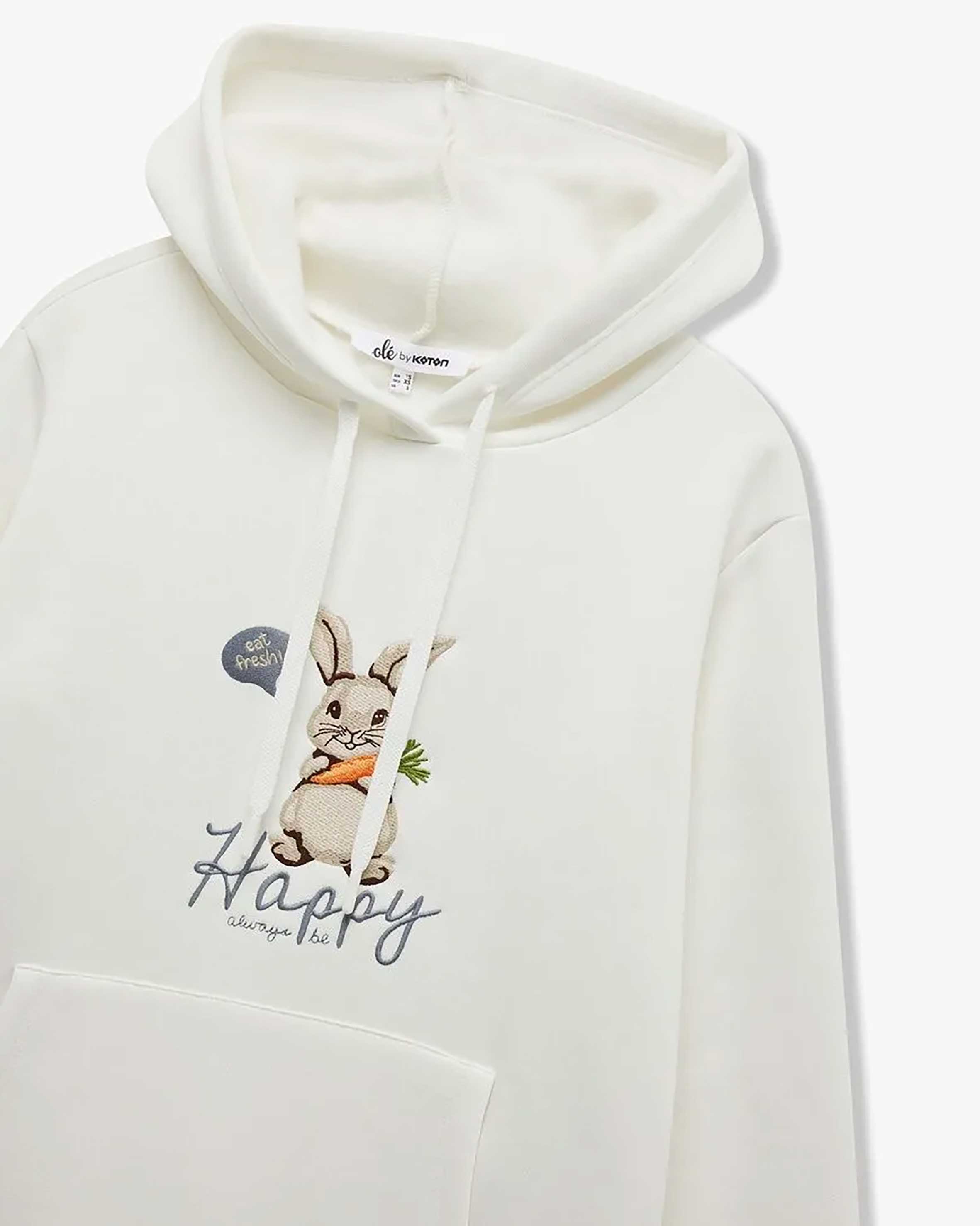 هودی طرح دار زنانه کوتون Koton کد 6WAL10238IK