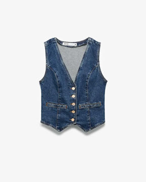 جلیقه جین  زنانه کوتون Koton کد 6WAL20002MD