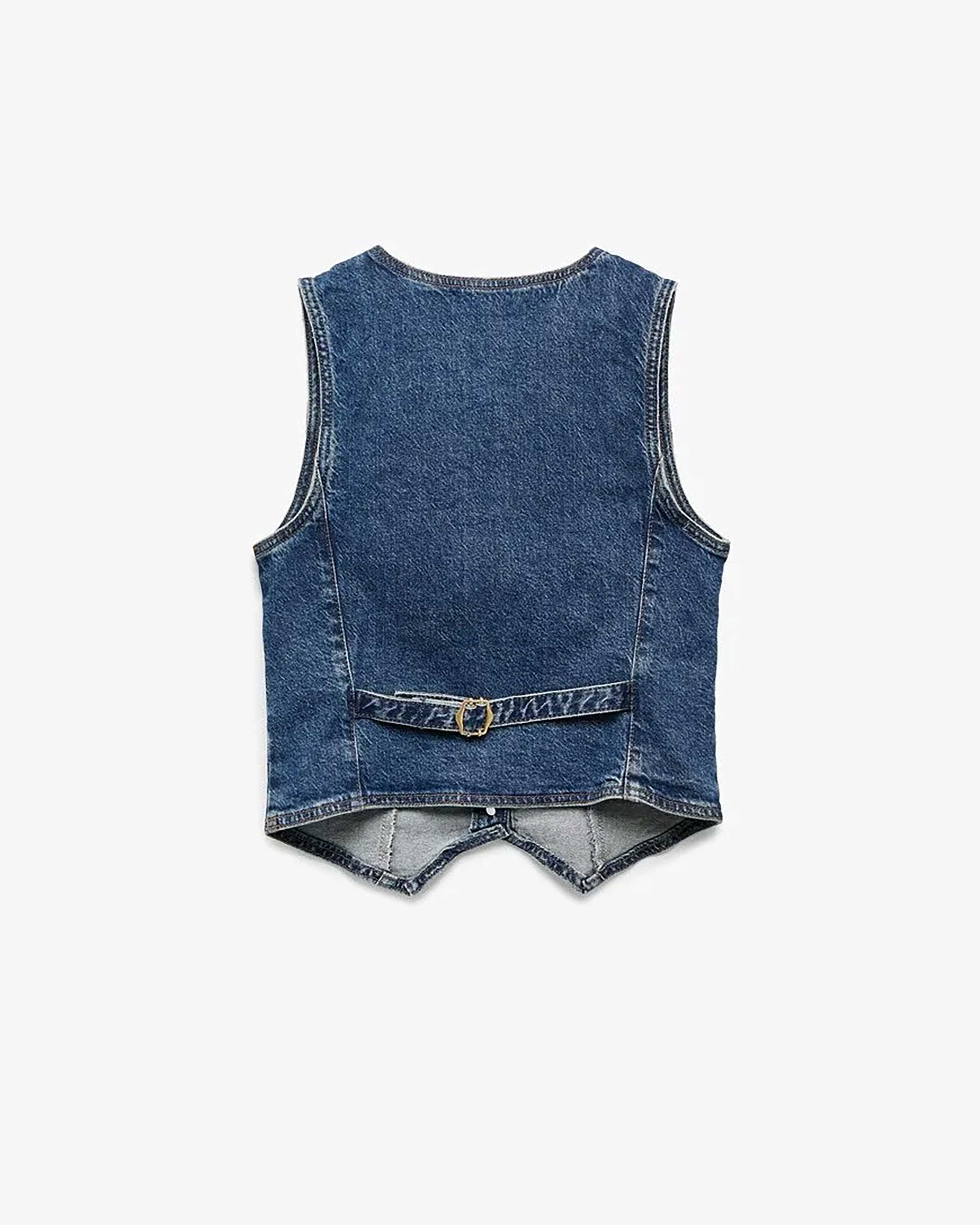 جلیقه جین  زنانه کوتون Koton کد 6WAL20002MD