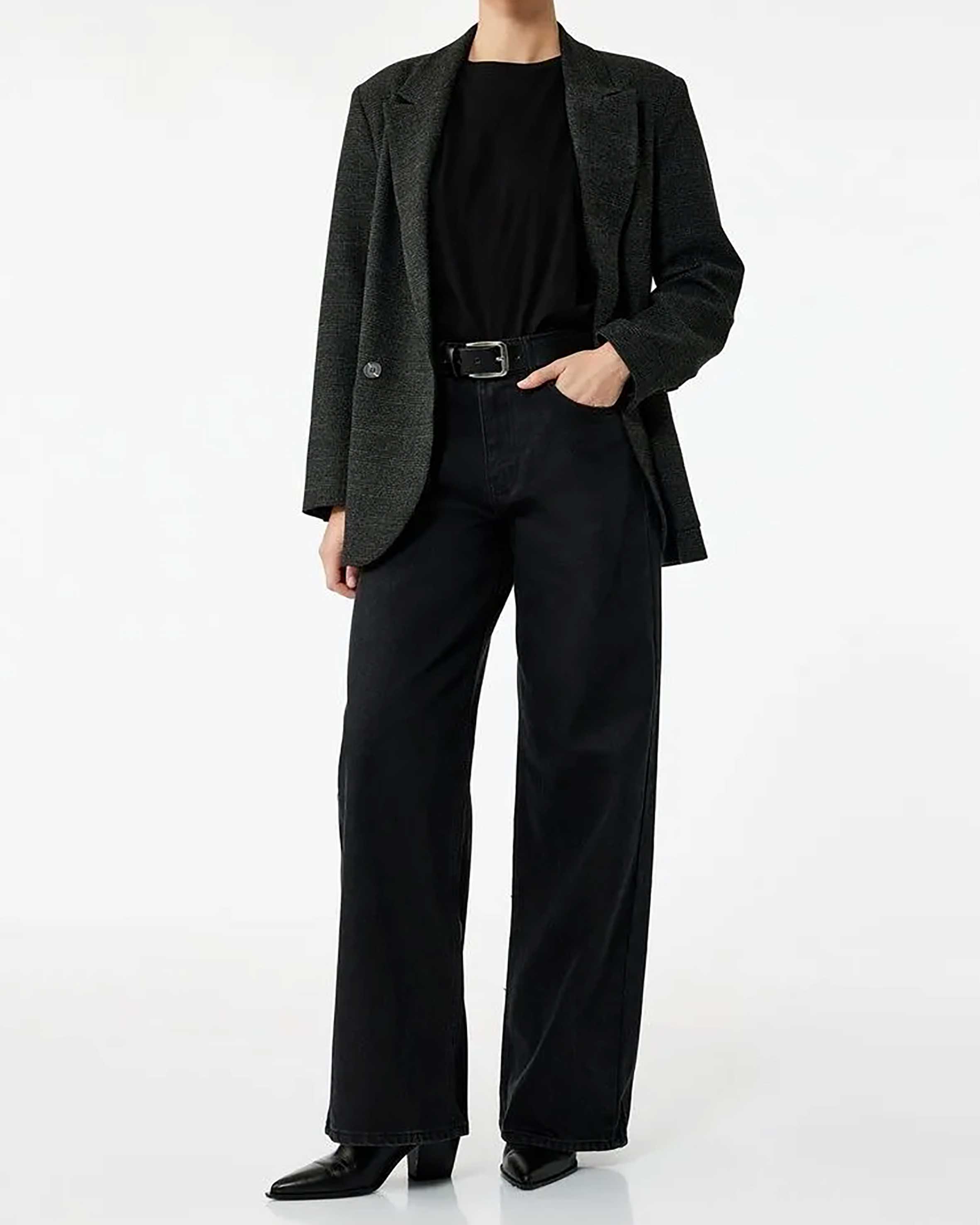 شلوار جین واید زنانه کوتون Koton کد 6WAL40005MD