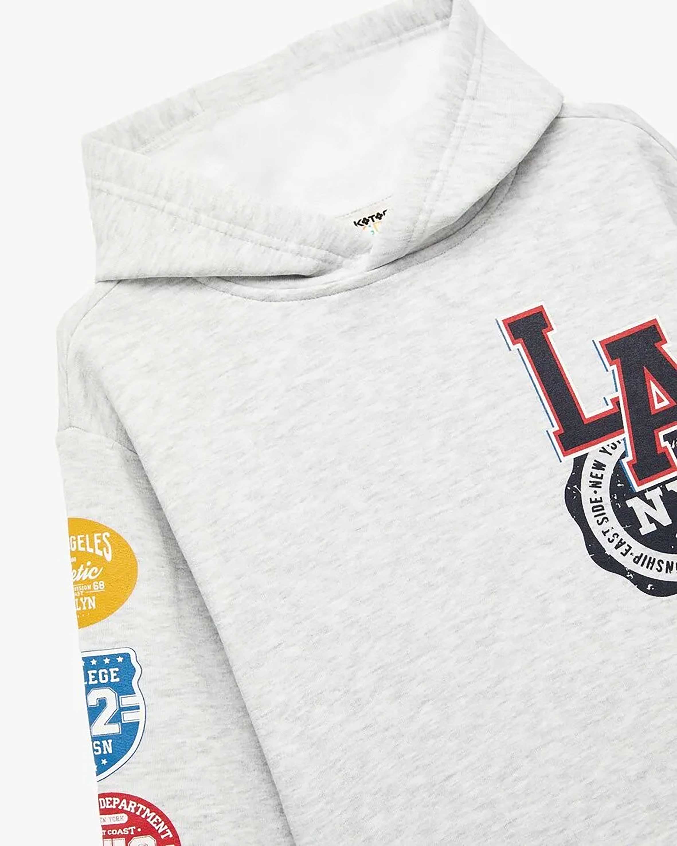 هودی طرح دار پسرانه کوتون Koton کد 6WKB10167TK