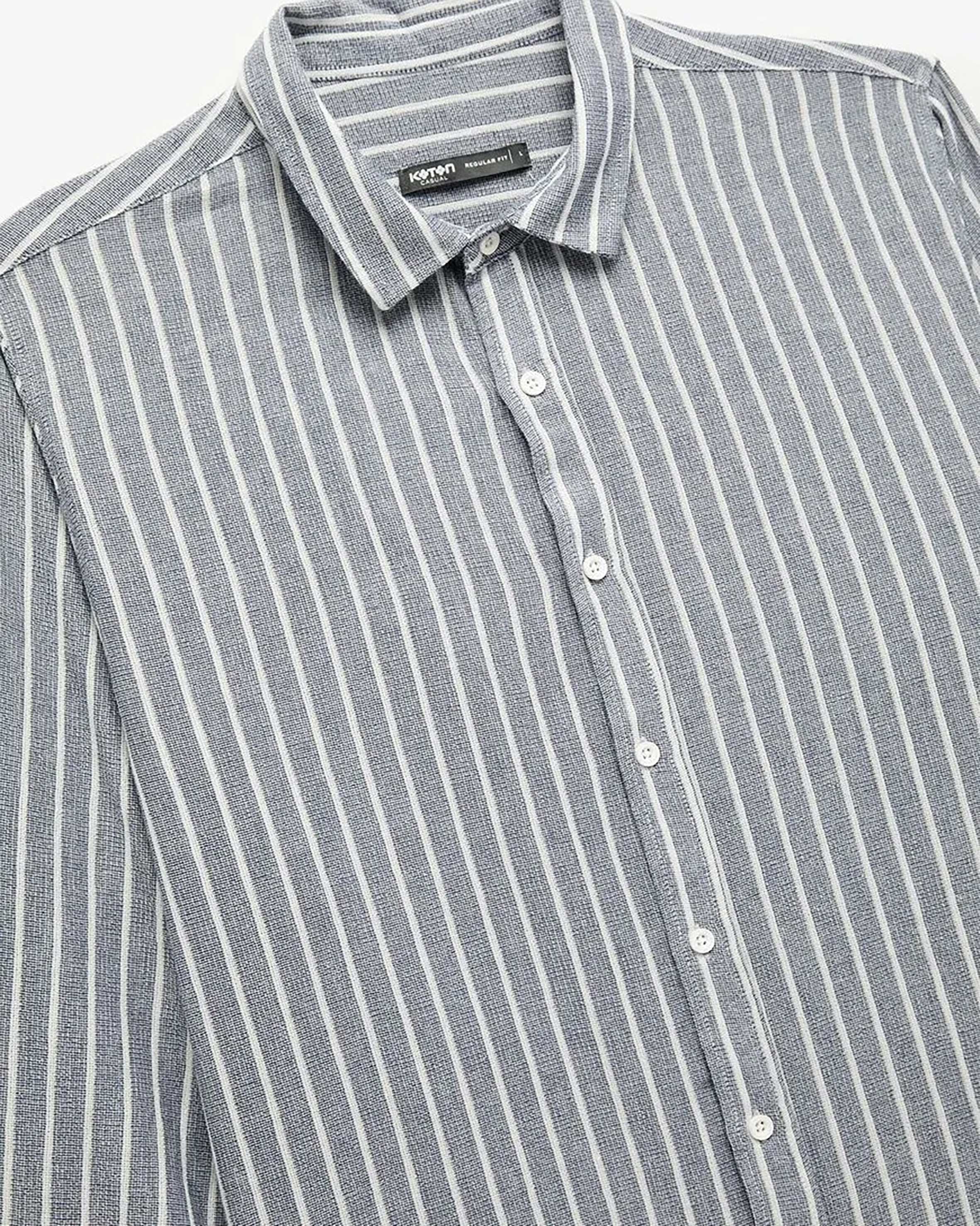 پیراهن طرح دار مردانه کوتون Koton کد 6WAM60106HW