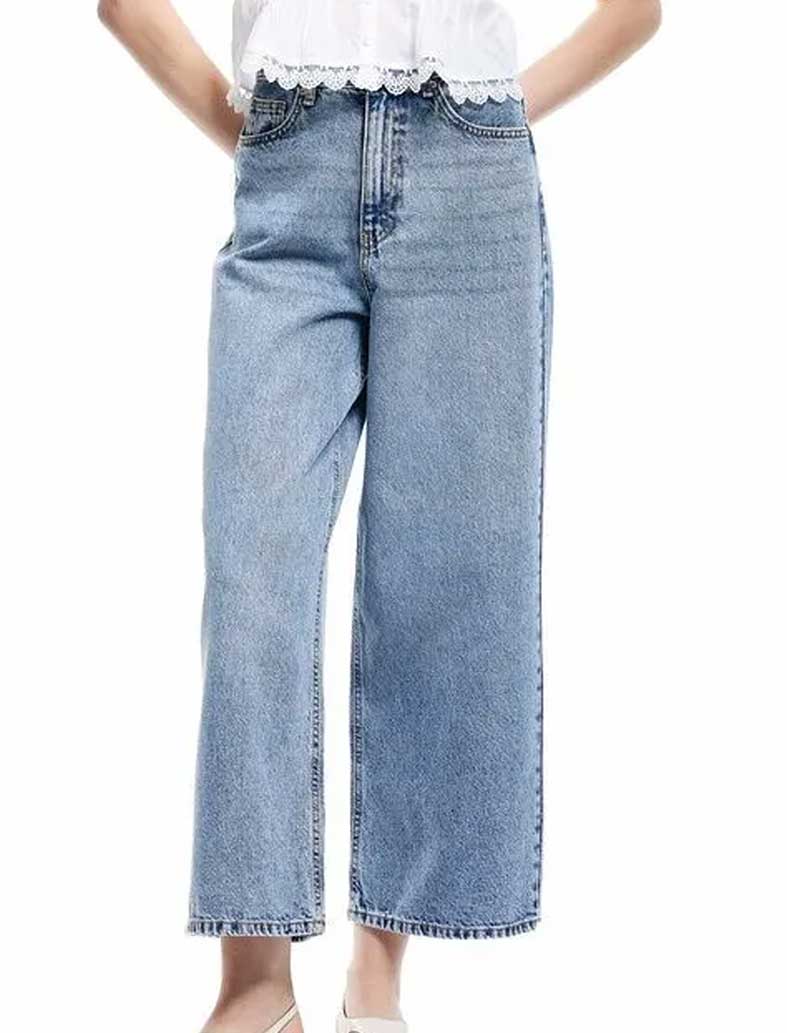 شلوار جین واید  زنانه کوتون Koton کد 5SAL40020MD