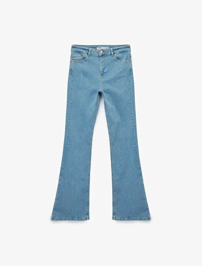 شلوار جین بوت کات زنانه کوتون Koton کد 6WAL40016MD