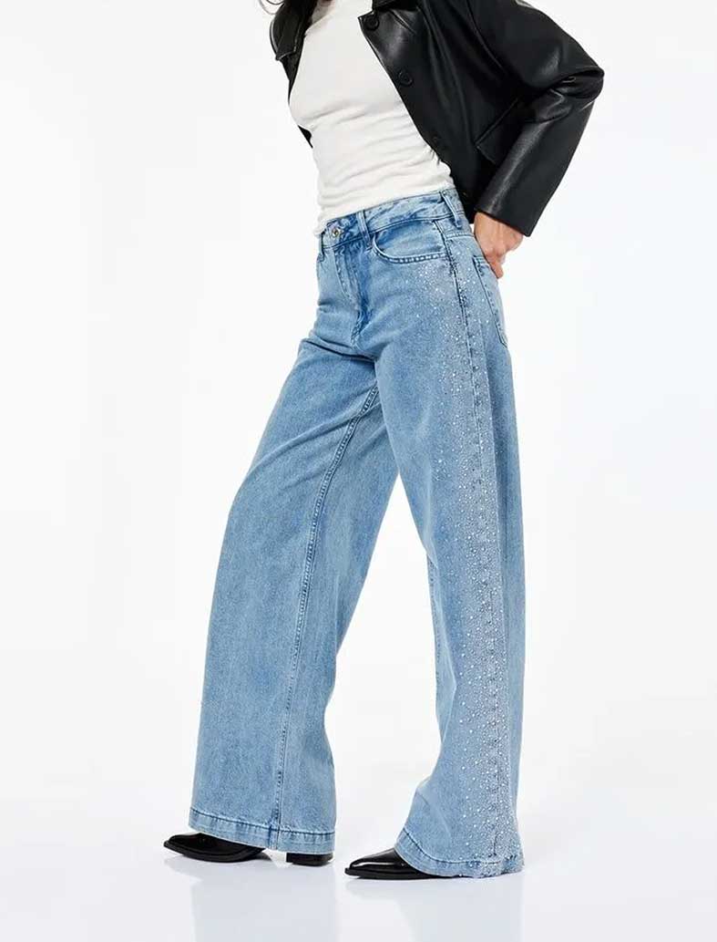 شلوار جین واید  زنانه کوتون Koton کد 6WAL40031MD