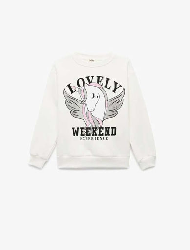 سویشرت دخترانه کوتون Koton کد 6WKG10071AK