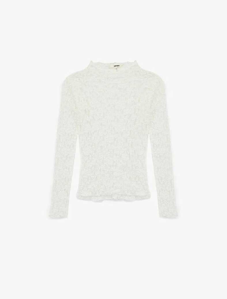 بلوز زنانه کوتون Koton کد 6WAK50044EK