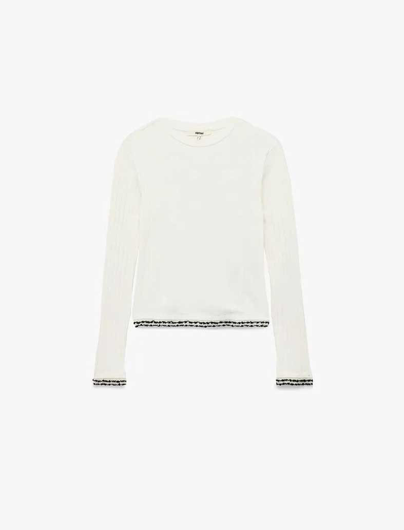 تی شرت زنانه کوتون Koton کد 6WAK50152EK