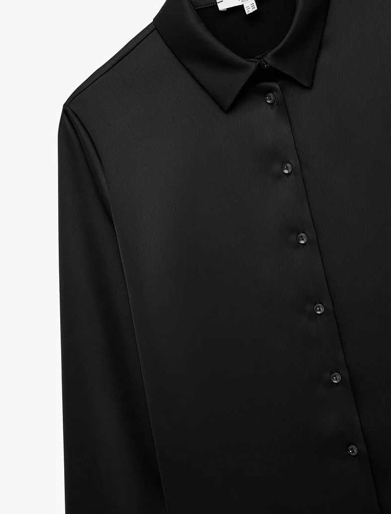 شومیز ساتن زنانه کوتون Koton کد 6WAK60030UW