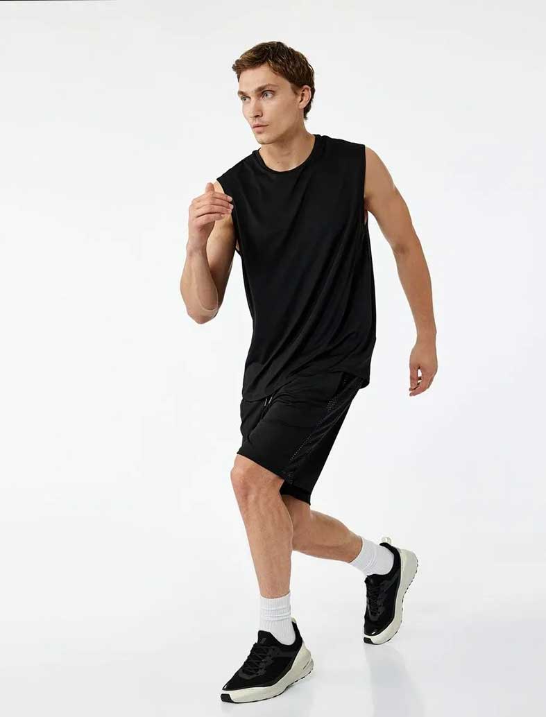 شلوارک ورزشی مردانه کوتون Koton کد 6WAM40006NK