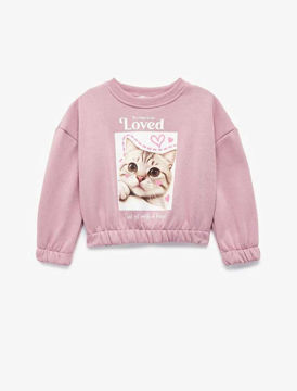 سویشرت  دخترانه کوتون Koton کد 6WKG10061AK