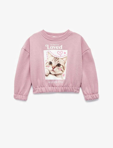 سویشرت  دخترانه کوتون Koton کد 6WKG10061AK